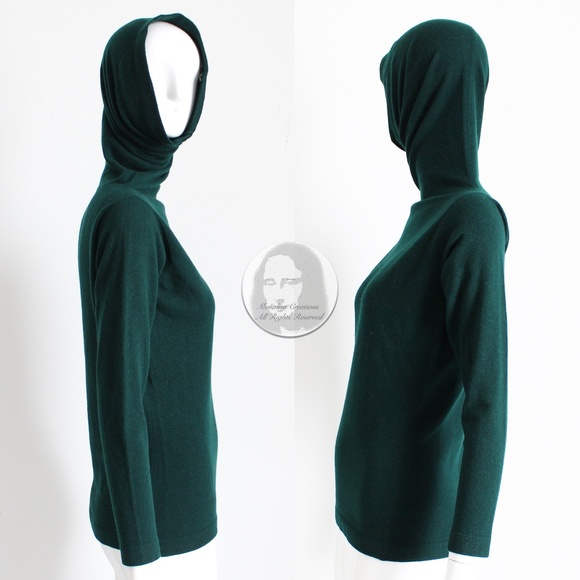 Bonnie Cashin Funnel Neck Sweater Cashmere Pullover Saks 5th Ave Rare Vintage - Picture 12 of 14